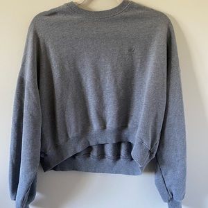 Hollister Cropped Crewneck Sweatshirt